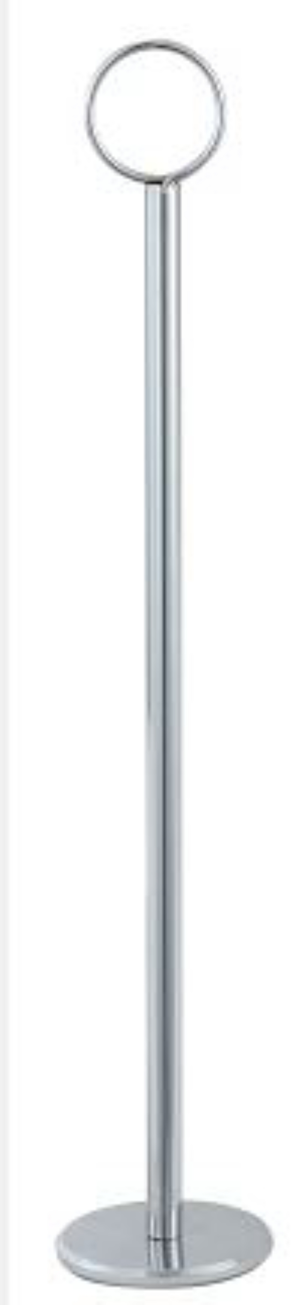 Winco Chrome Table Number Holder, 12 inch -- 12 per case