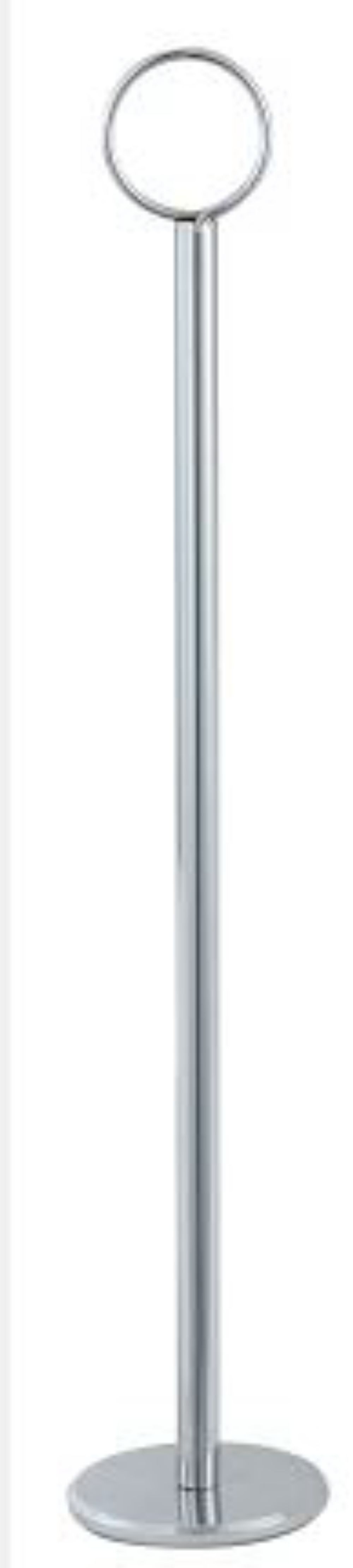 Winco Chrome Table Number Holder, 12 Inch -- 12 Per Case