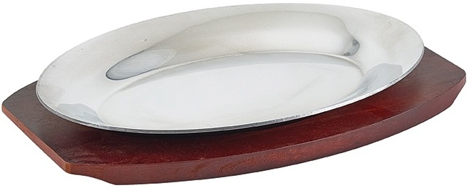 Winco Aluminum Sizzle Platter, 10 inch -- 12 per case