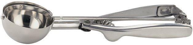 Winco 18/8 Stainless Steel Size 20 Squeeze Disher/portioner, 2.5 Ounce -- 12 Per Case