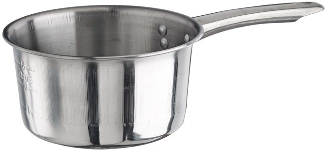 Winco Stainless Steel Mirror Finish Sauce Pan, 2 Quart -- 12 Per Case