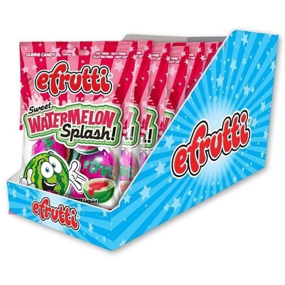 Efrutti Watermelon Splash Gummies - Ready Case, 75 Gram -- 12 per case