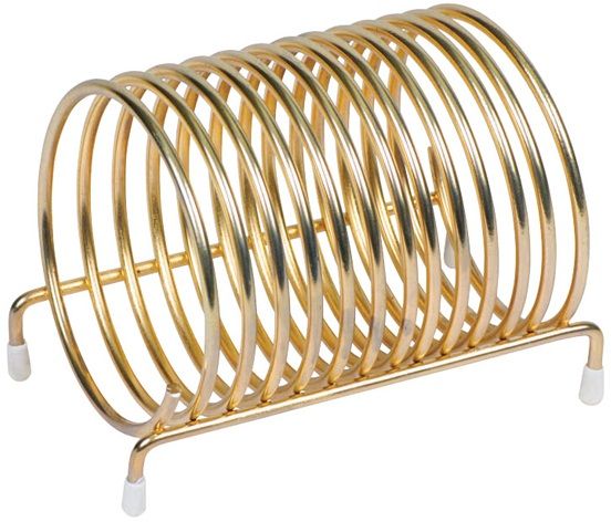 Winco Brass Plated Check Caddy, 3 Inch Dia. -- 12 Per Case