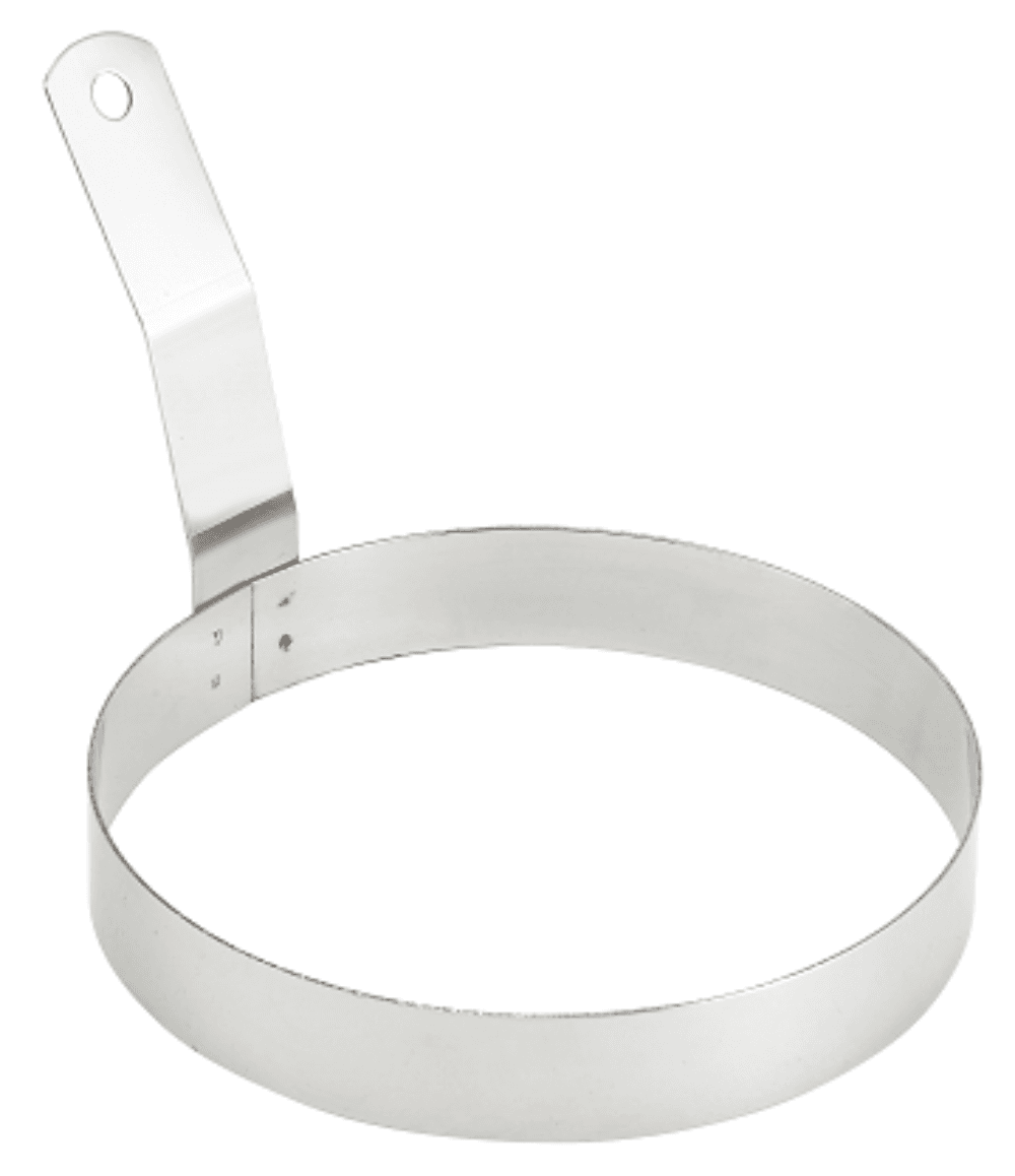 Winco Stainless Steel Round Egg Ring, 6 Inch Dia. -- 12 Per Case