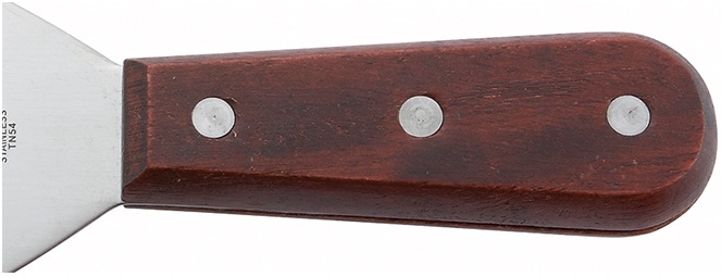 Winco Wooden Handle Large Scraper, 4 7/8 x 4 inch Blade -- 12 per case