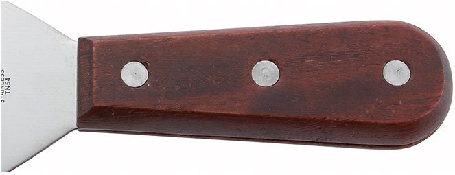 Winco Wooden Handle Large Scraper, 4 7/8 X 4 Inch Blade -- 12 Per Case