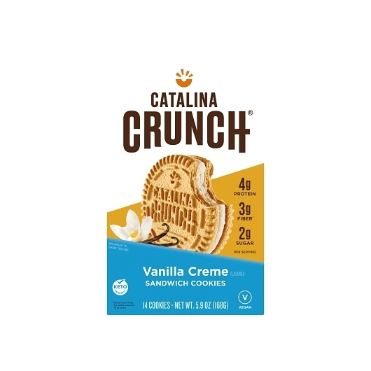 Catalina Crunch Vanilla Creme Sandwich Cookies, 5.9 Ounce -- 6 per case