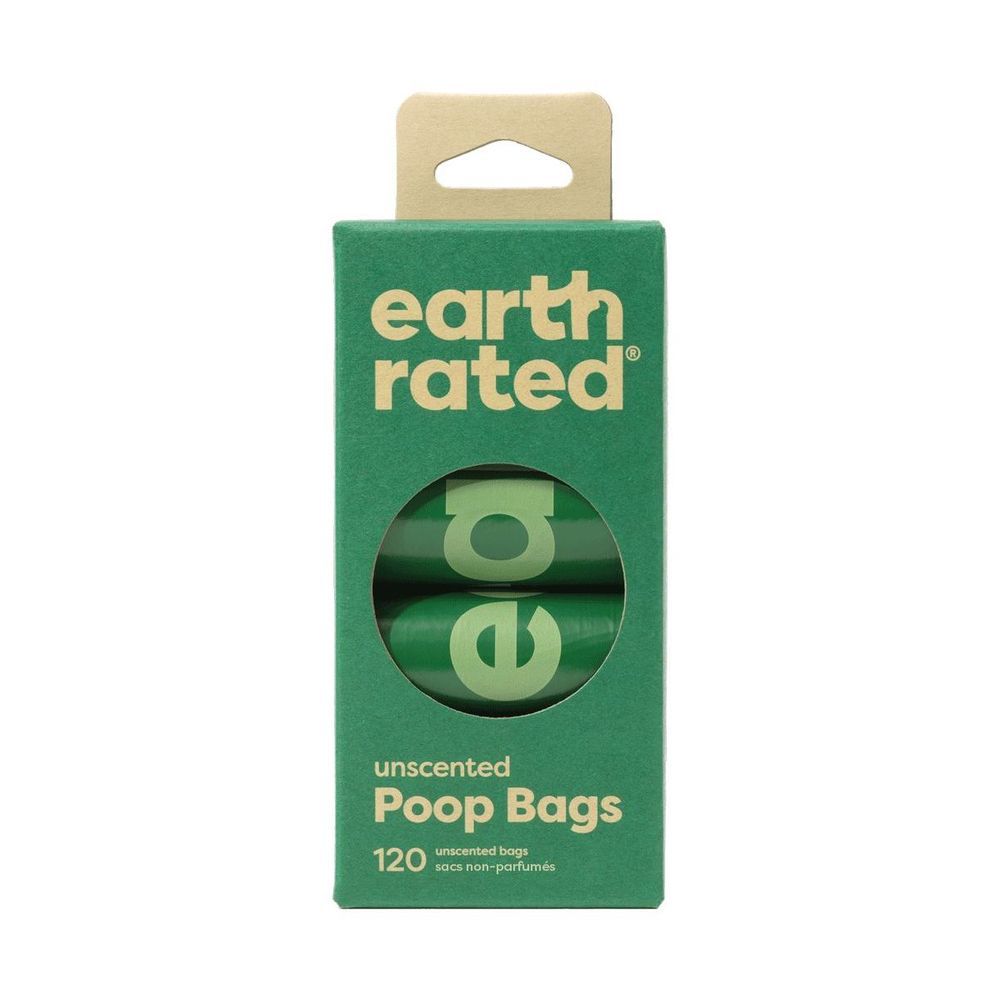 Earth Rated Unscented Poop Bags, 60 Count -- 7 Per Case