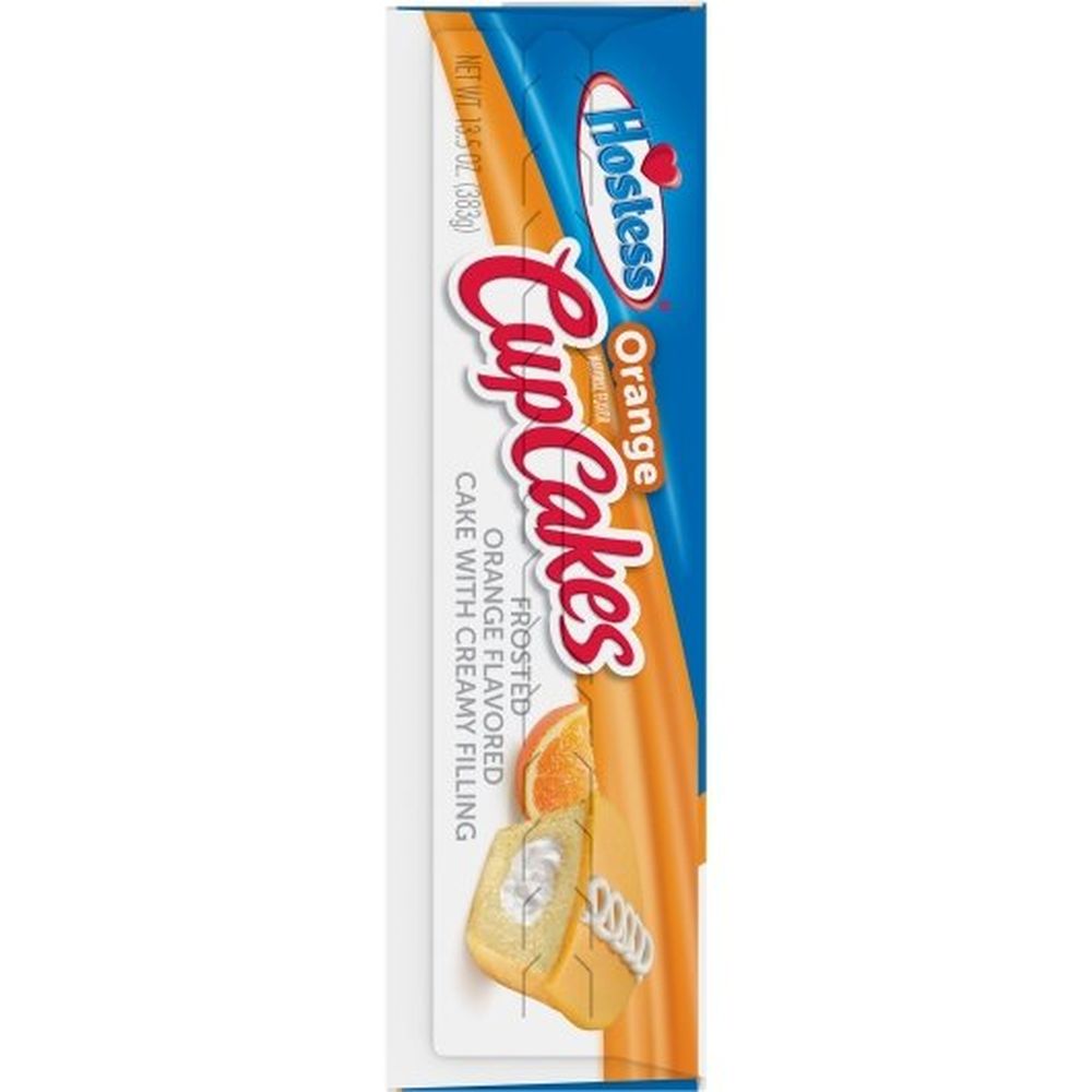 Hostess Orange Cup Cake - Multi Pack, 13.5 Ounce -- 6 per case