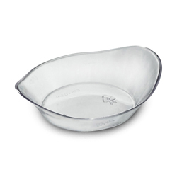 Emi Yoshi Clear Relish Dish -- 200 per case.