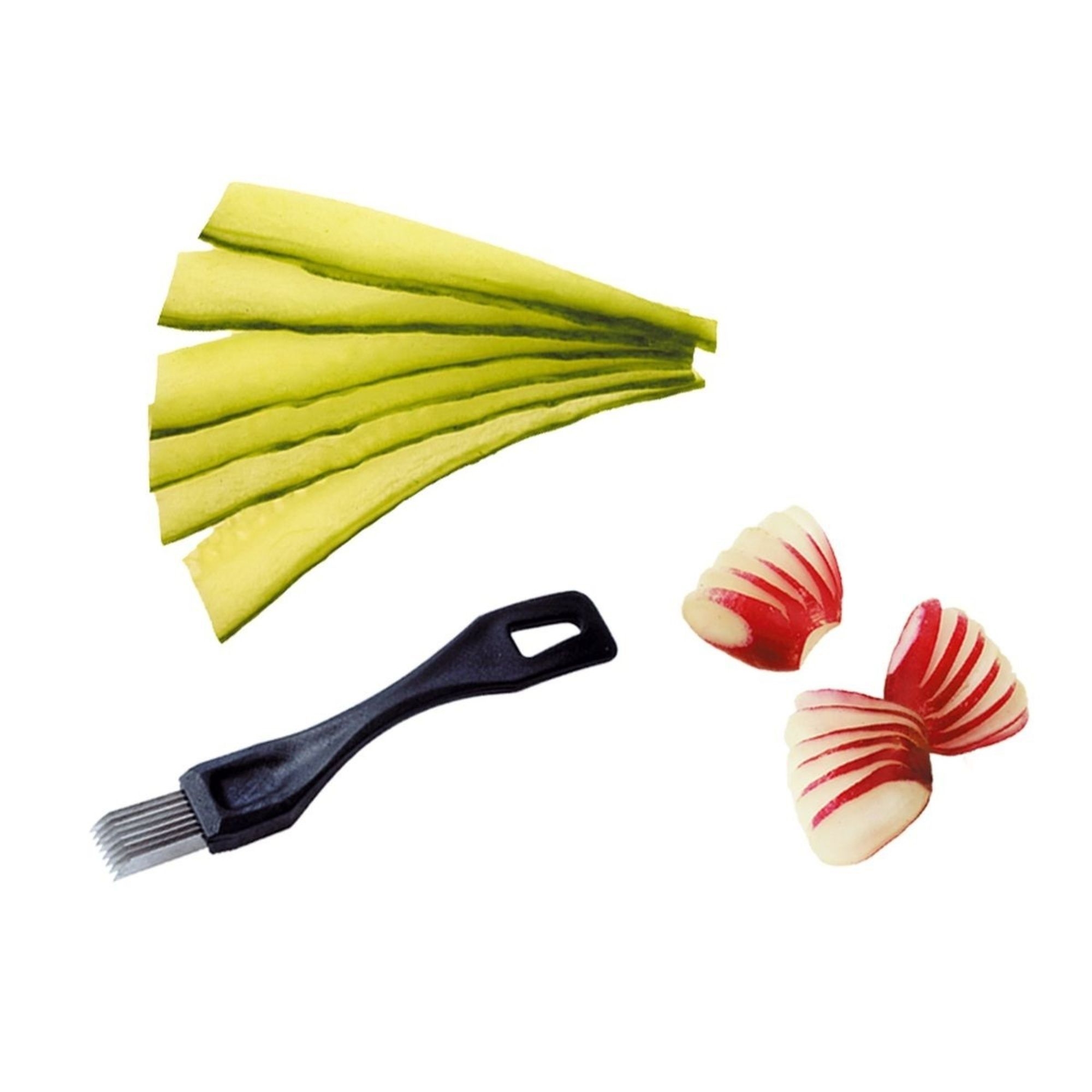 Louis Tellier Pickle and Radish Slicer, 6.9 x 1 x 0.8 inch
