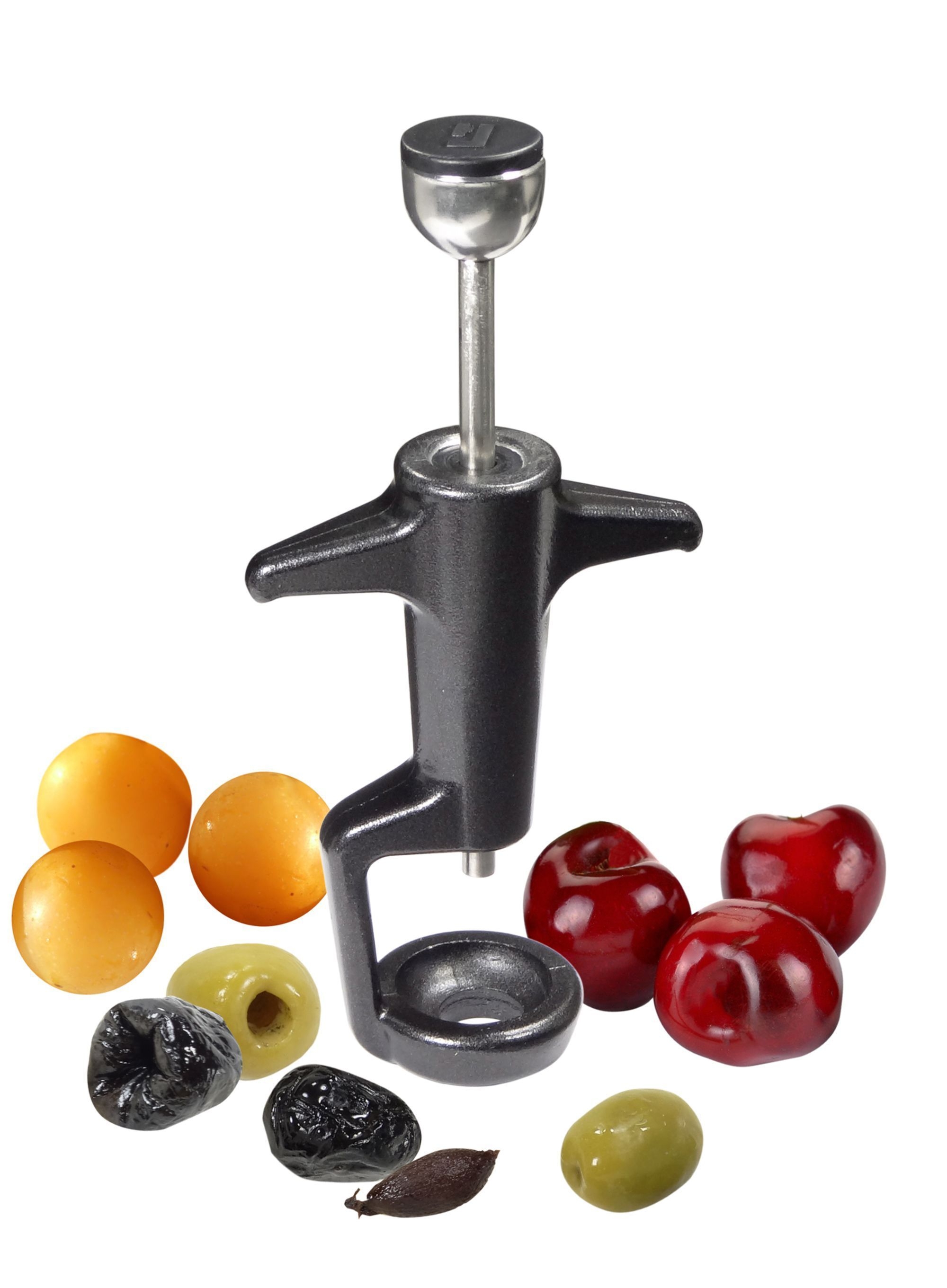 Louis Tellier Professional Olive and Cherry Pitter, 5.9 x 2.6 x 1.2 inch