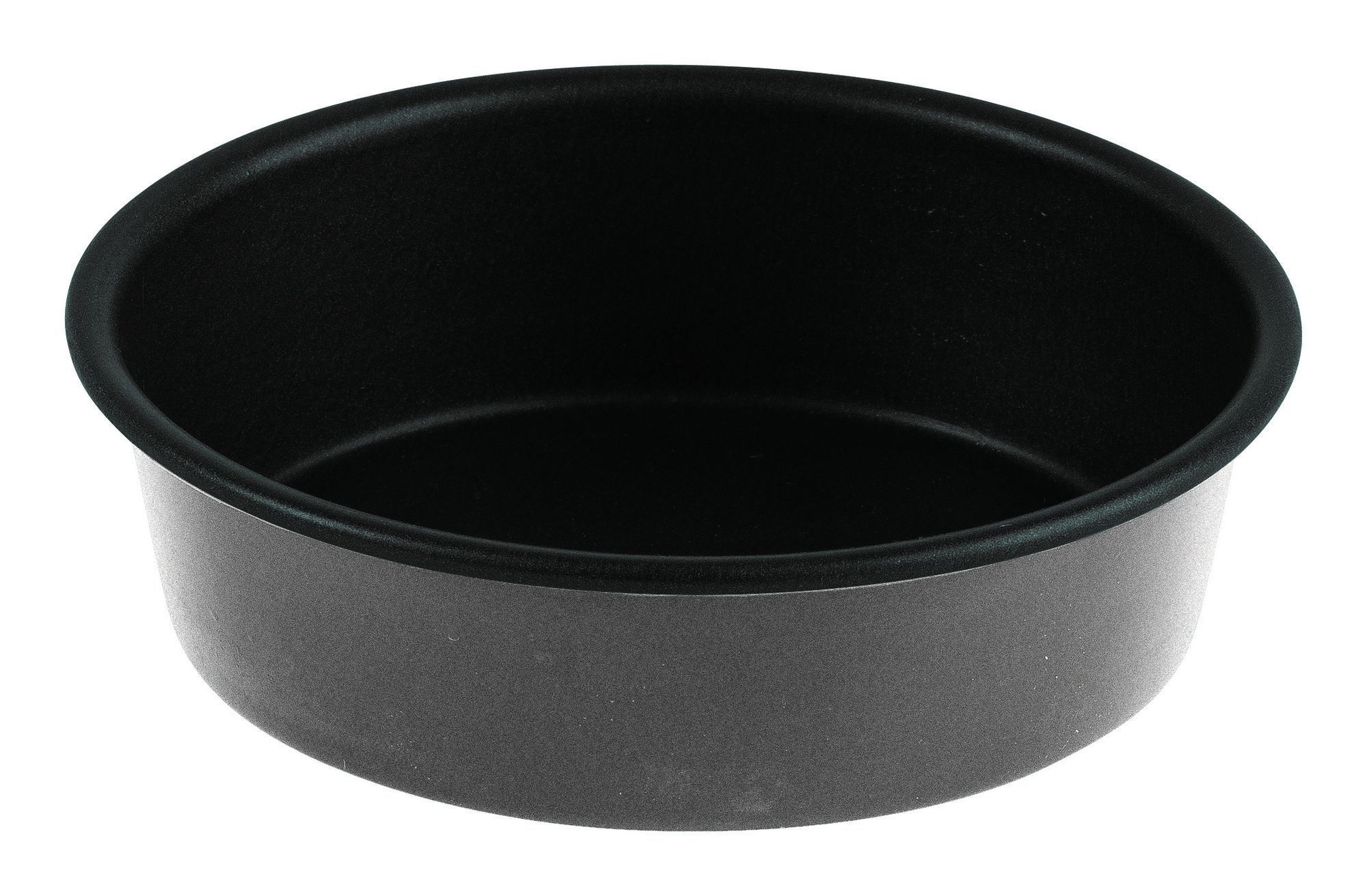 Gobel Non-Stick Obsidian Round Plain Cake Mold with Edges, 7.9 inch Diameter