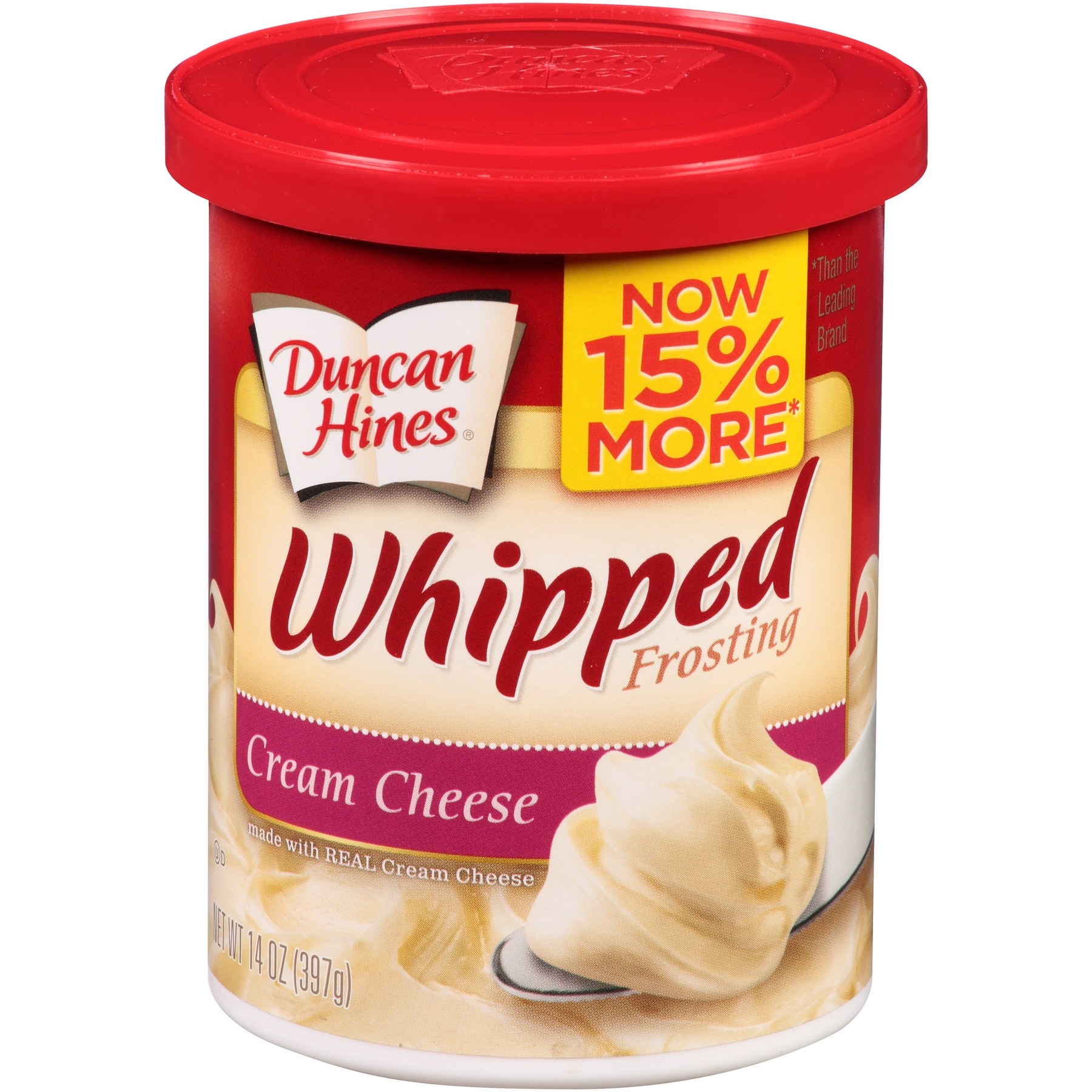 Duncan Hines Cream Cheese Whipped Frosting, 14 Ounce -- 8 Per Case