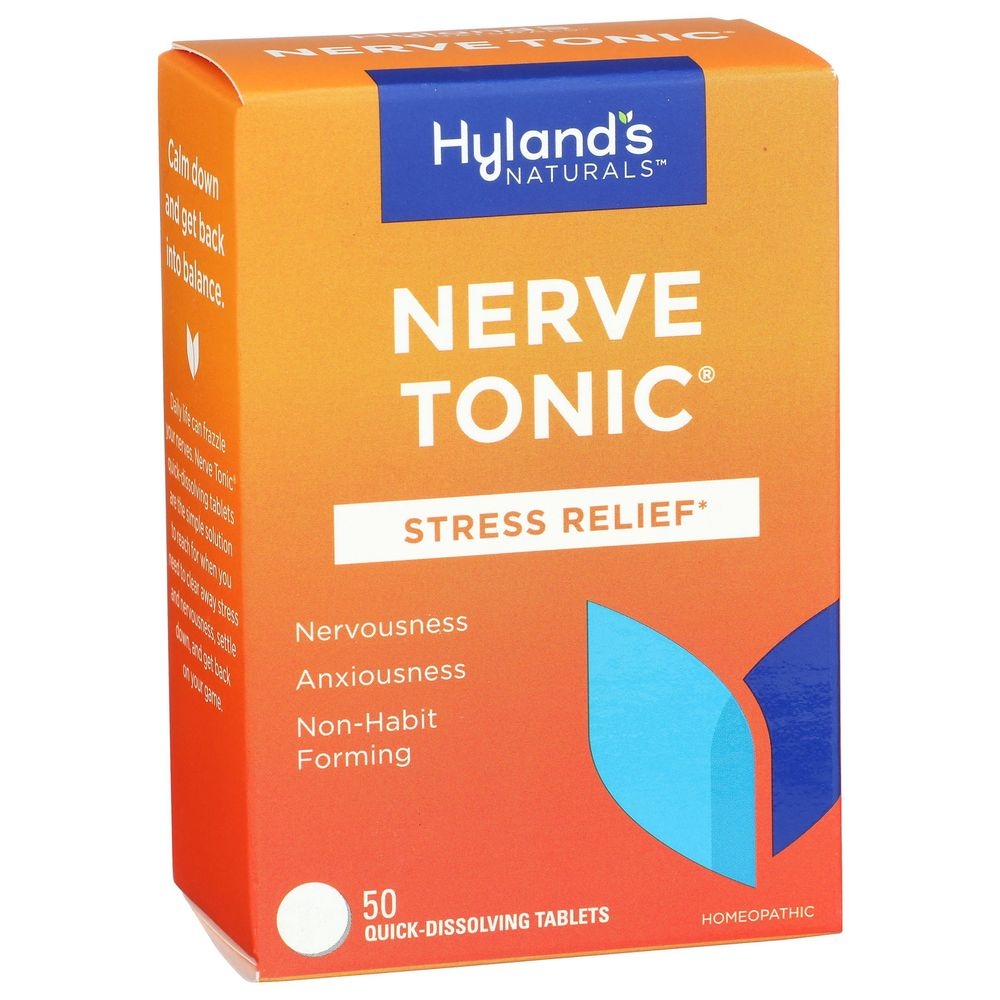 Hylands Nerve Tonic Stress Relief Tablets, 50 count