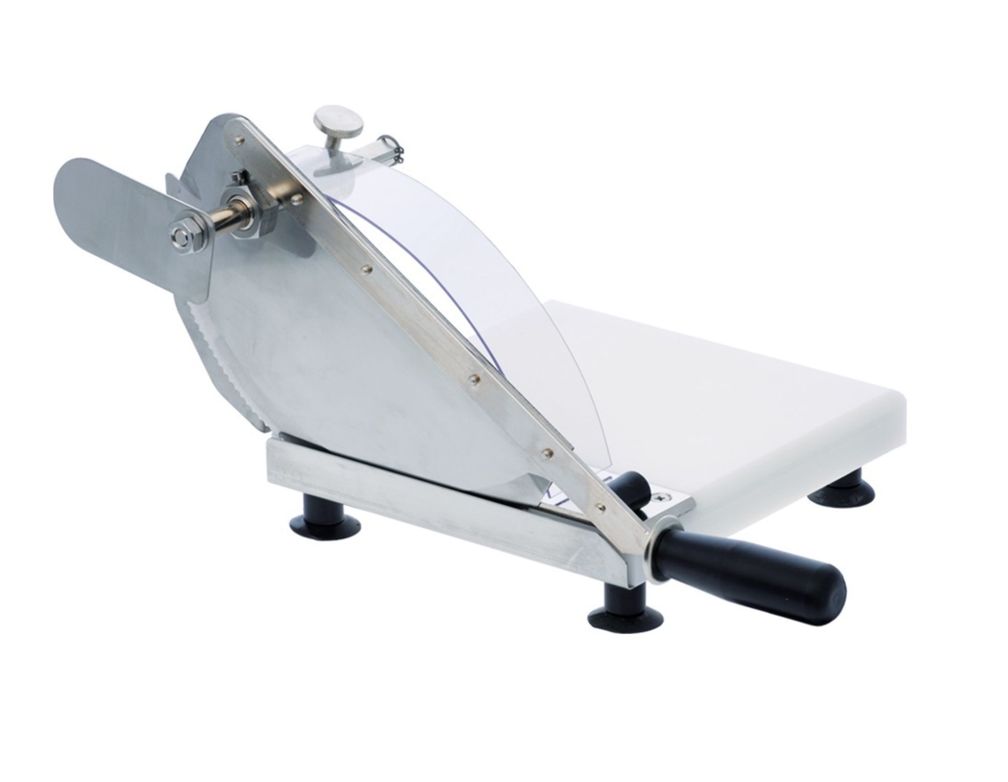 Louis Tellier Stainless Steel Professional Bread Slicer with 10 inch Blade, 8.6 x 15.3 x 9.8 inch