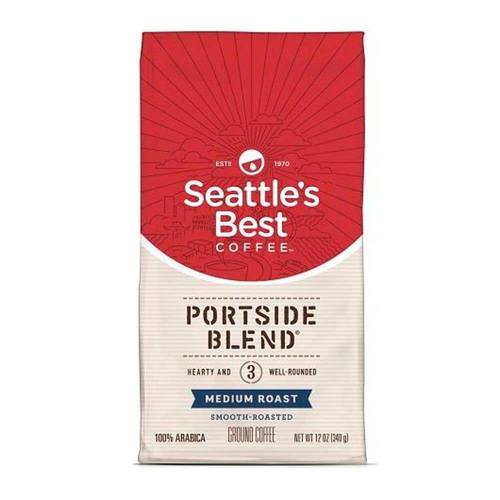 Seattle's Best Coffee Portside Blend Medium Roast Ground Coffee, 12 Ounce -- 6 Per Case