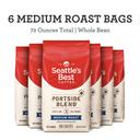 Seattles Best Coffee Portside Blend Medium Roast Whole Bean Coffee, 12 Ounce -- 6 per case