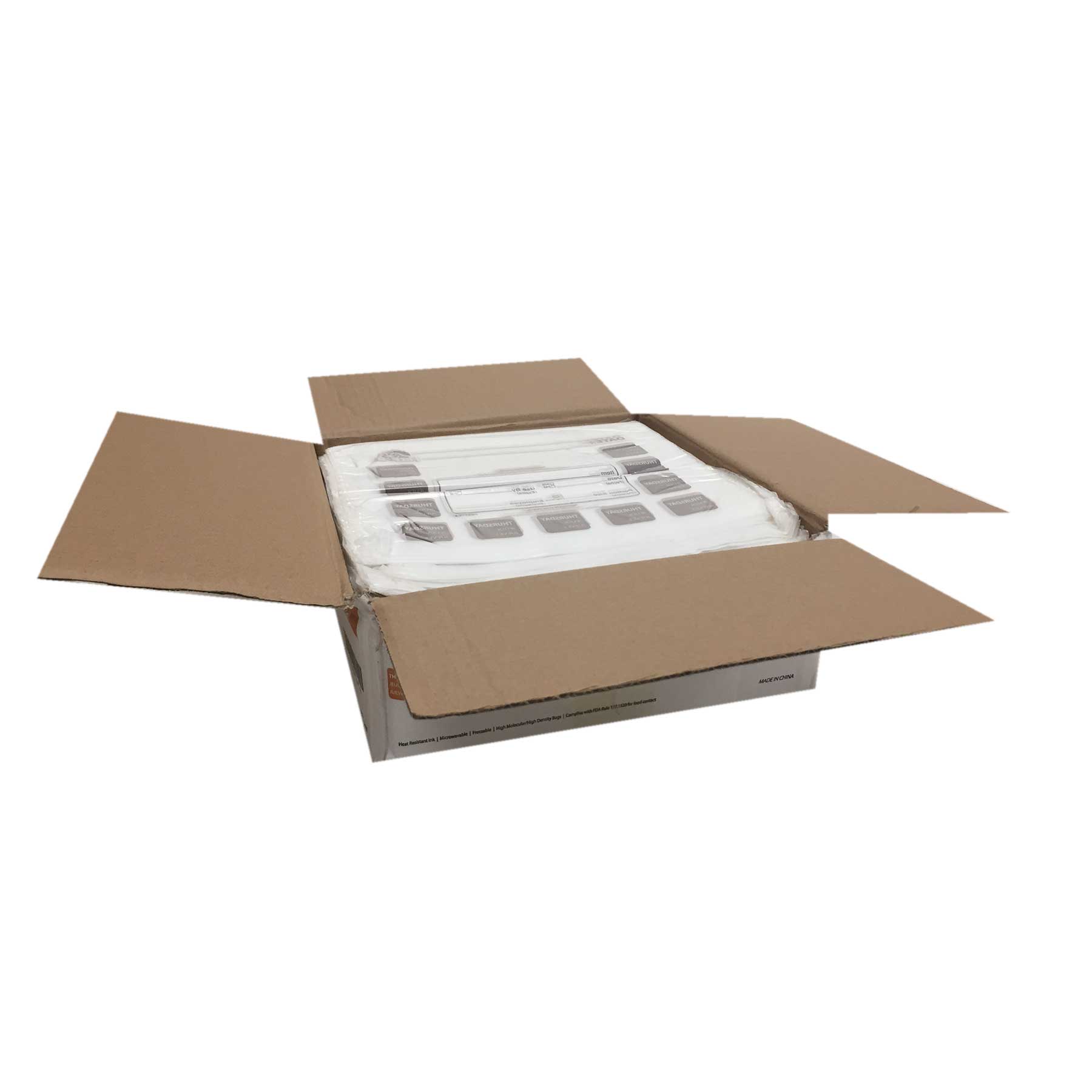 National Checking Company Dateit Brown Portion/Saddle Bag - Thursday, 10 x 8.5 inch -- 2000 per case.