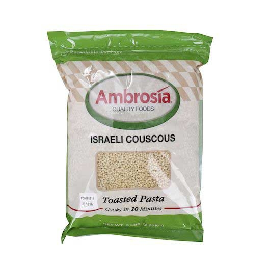 Ambrosia Toasted Israeli Couscous, 5 Pound -- 4 per case