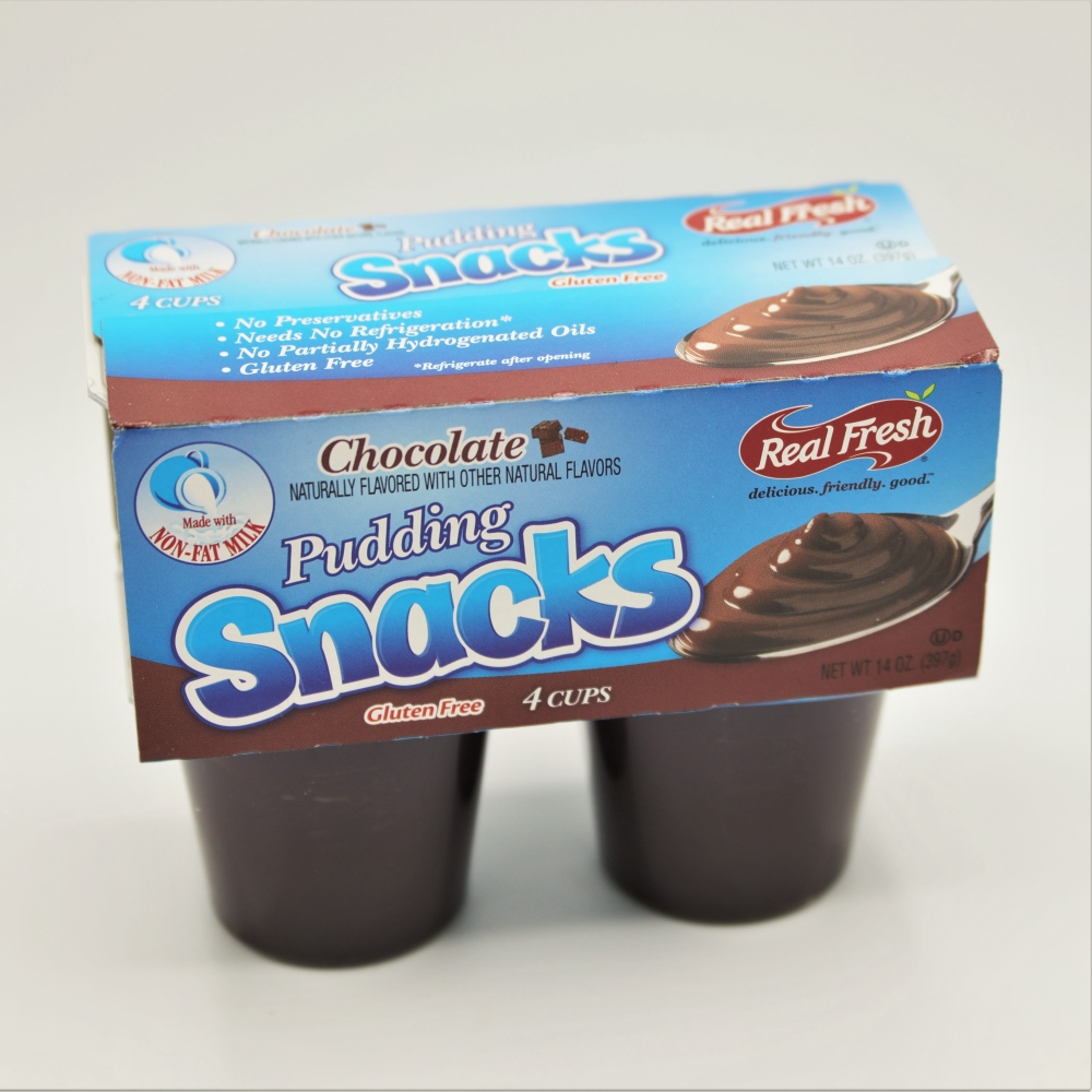 Advance Food Products Real Fresh Chocolate Pudding, 3.5 Ounce -- 48 per case.