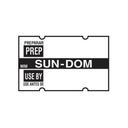 Daymark Day Of Week Preparation Use By Sunday Label, 1000 count