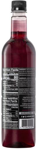 Davinci Gourmet Raspberry Flavored Syrup, 750 Milliliter -- 4 per case.
