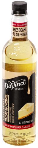 Davinci Gourmet Cheesecake Flavored Syrup, 750 Milliliter -- 4 per case.