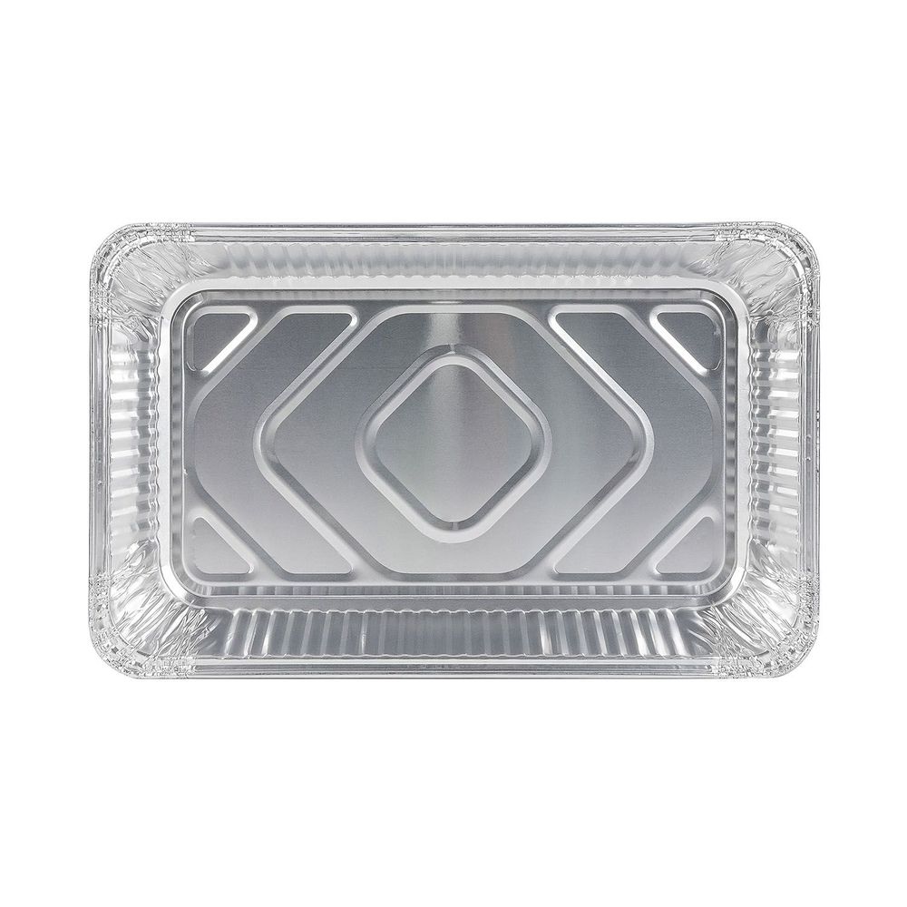 Chef's Seal Aluminum Silver Heavy Weight Full Size Deep Steamtable Pan, 21.1 inch Depth -- 50 per case