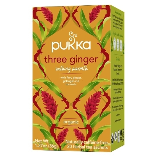 Pukka Organic Three Ginger Tea Bag, 20 Bags -- 4 per case