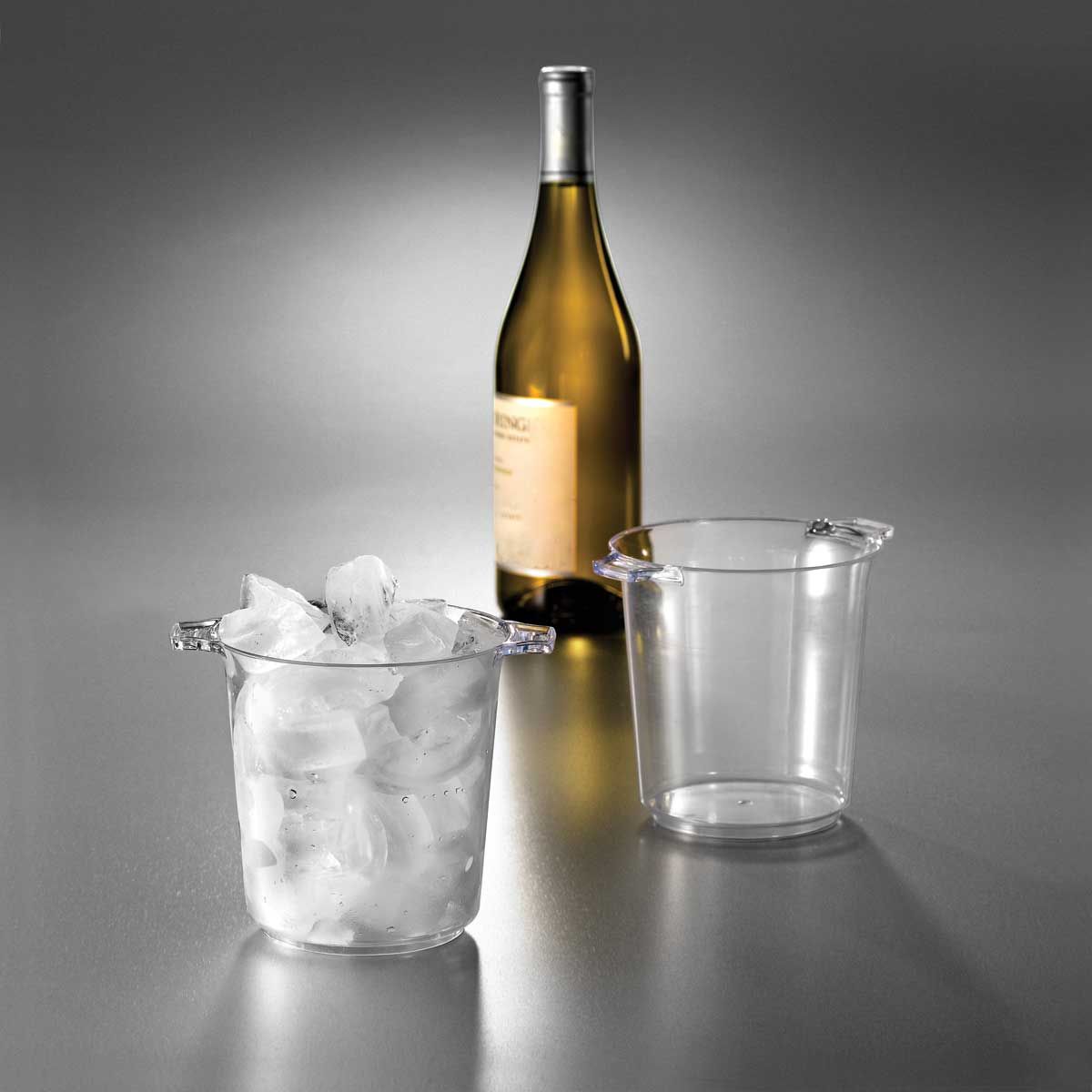 Yoshi Clear Plastic Ice Bucket, 32 Ounce -- 12 Per Case
