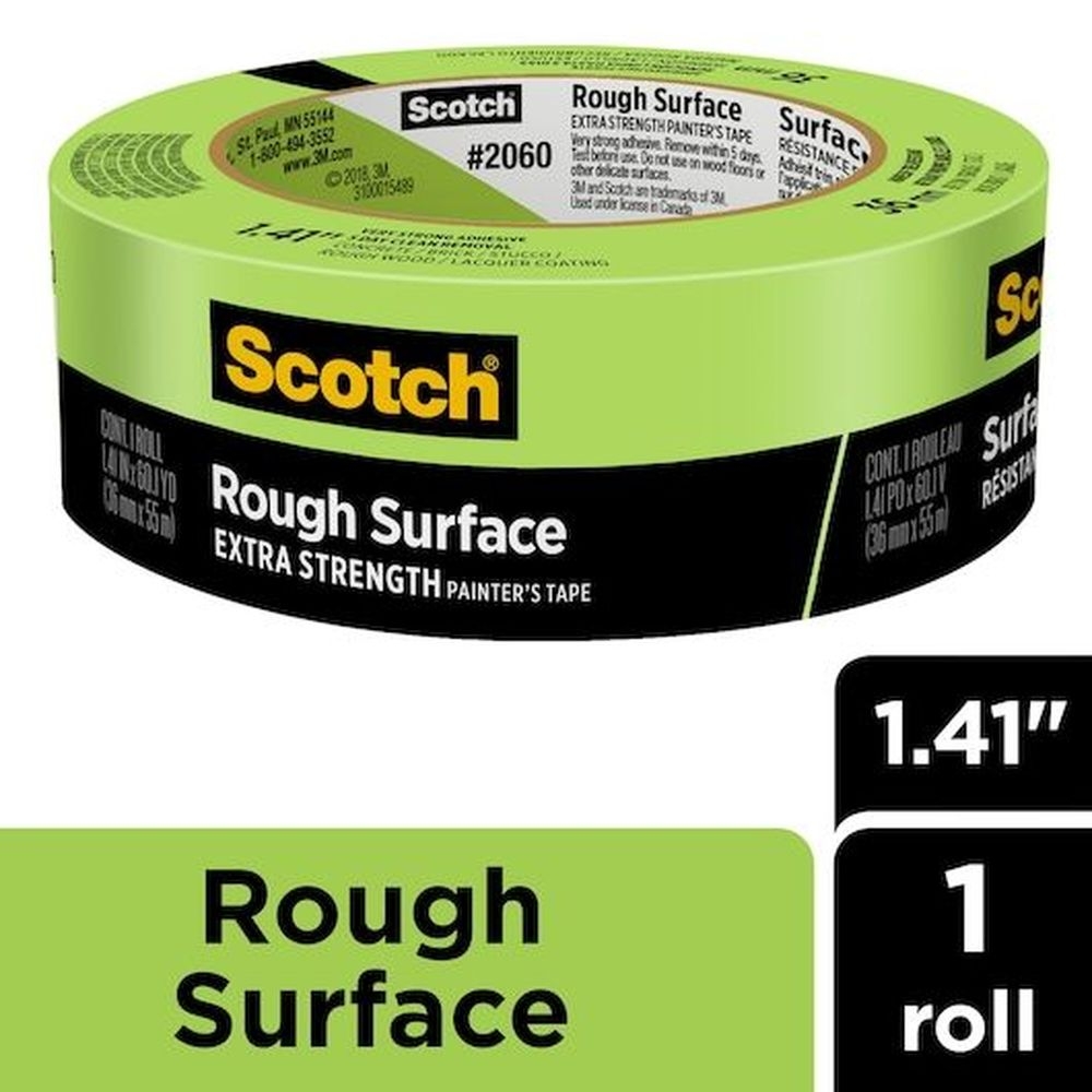 Scotch Rough Surface Painters Tape, 1.41 inch x 60.1 yard - 24 per case