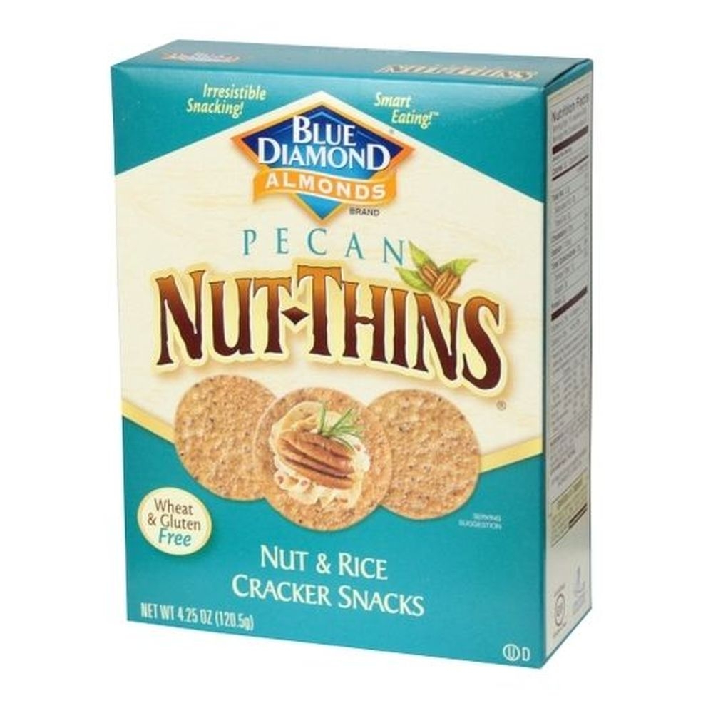 Blue Diamond Nut Thins Crackers - 1/2 Pallet Shipper, 192 count