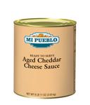 Mi Pueblo Aged Cheddar Cheese Sauce, Number 10 Can -- 6 cans per case.
