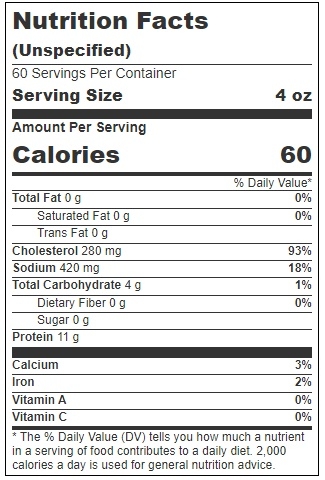 Harvest Of The Sea Prime Select Raw Calamari Rings and Tentacles Block, 2.5 Pound -- 6 per case