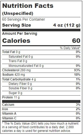 Harvest Of The Sea Prime Select 4-6 Block Raw Calamari Tube And Tentacle, 2.5 Pound -- 6 Per Case