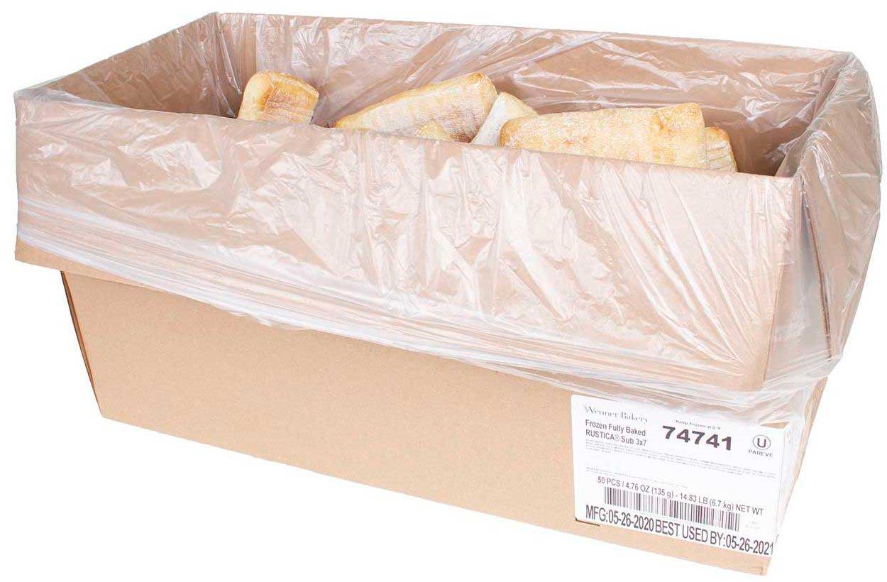 Wenner Bakery Rustica Fully Baked Ciabatta Sub, 4.85 Ounce -- 50 per case