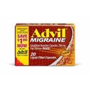 Advil Migraine Liquid Filled Capsules - 20 count per pack -- 72 packs per case