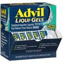 Advil Liqui Gels Solubilized Ibuprofen Liquid Filled Capsule - 50 count per pack -- 24 packs per case