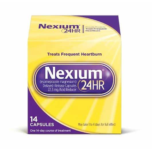 Nexium 24 Hour Delayed Release Heartburn Relief Capsules, 14 Count -- 24 Per Case