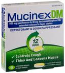 Mucinex DM Regular Strength Expectorant and Cough Suppressant - 6 count per pack -- 24 packs per case