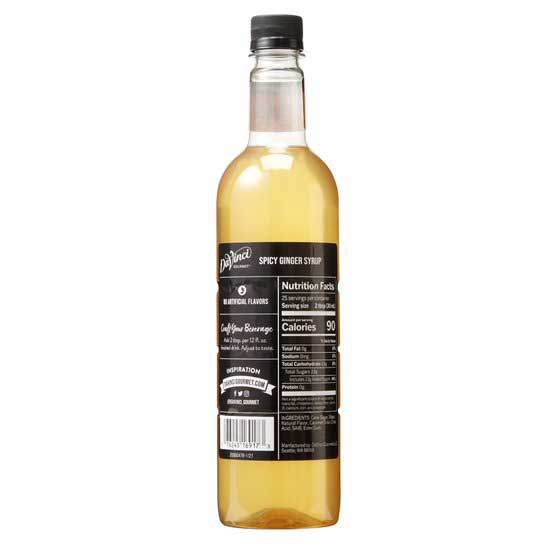 Davinci Gourmet Spicy Ginger Syrup, 750 Milliliter -- 4 per case