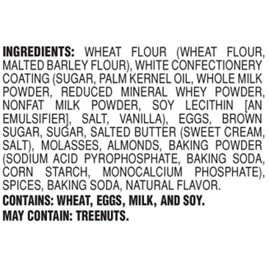 Nonnis Holiday Gingerbread Biscotti - Shipper, 6.88 Ounce -- 48 per case