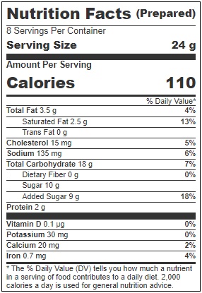 Nonnis Holiday Pumpkin Spice Biscotti - Shipper, 48 Count