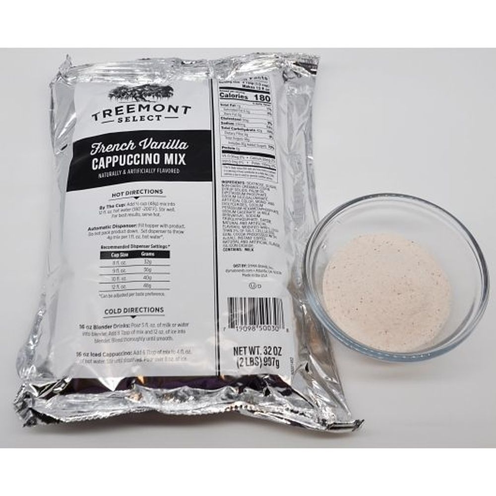 Treemont French Vanilla Cappuccino Mix, 2 Pound -- 6 per case
