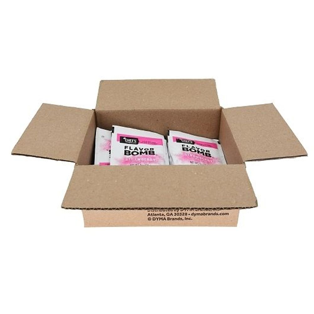 Chefs Companion Strawberry Flavor Bomb, 1 Ounce -- 24 per case
