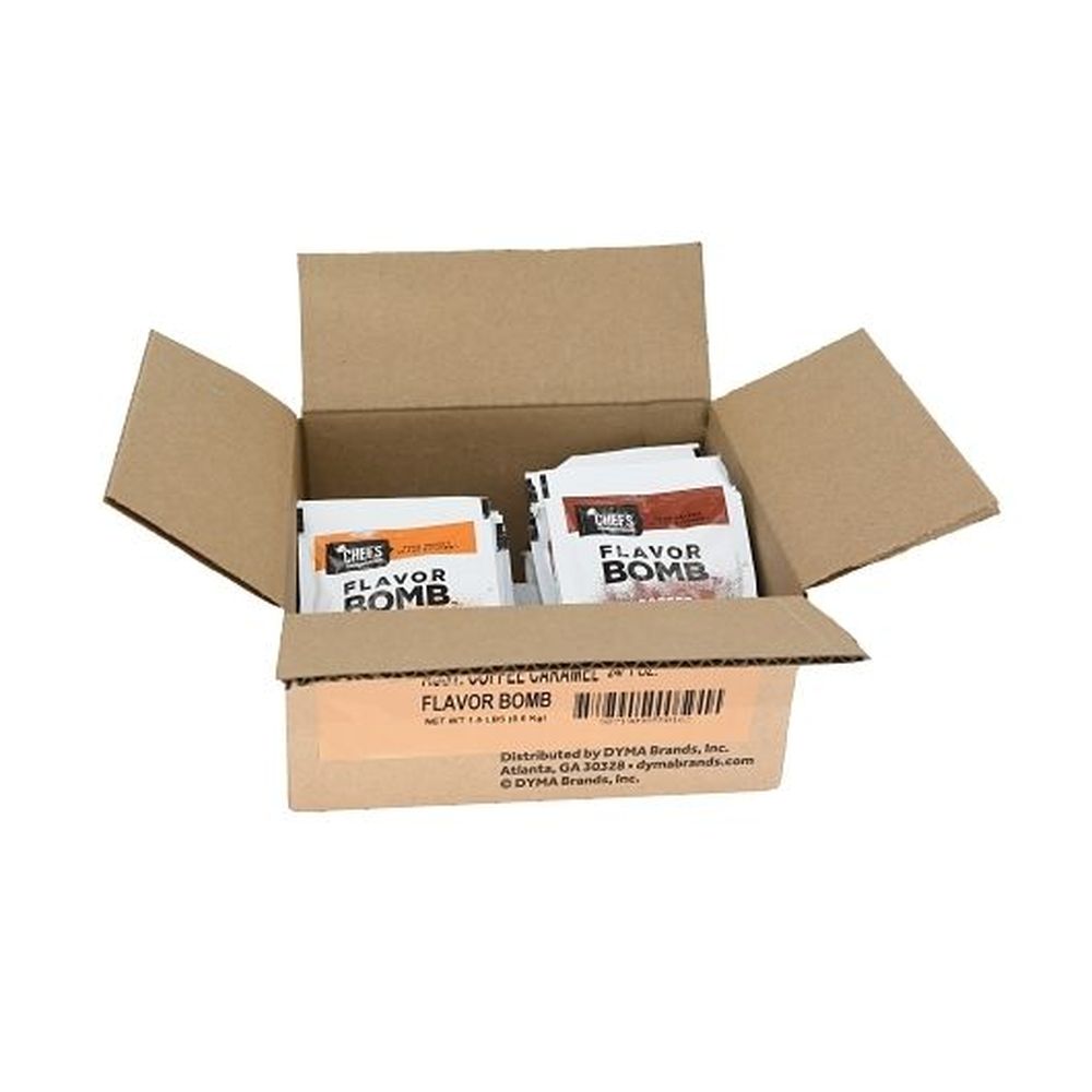 Chefs Companion Assorted Coffee and Caramel Flavor Bomb, 1 Ounce -- 24 per case