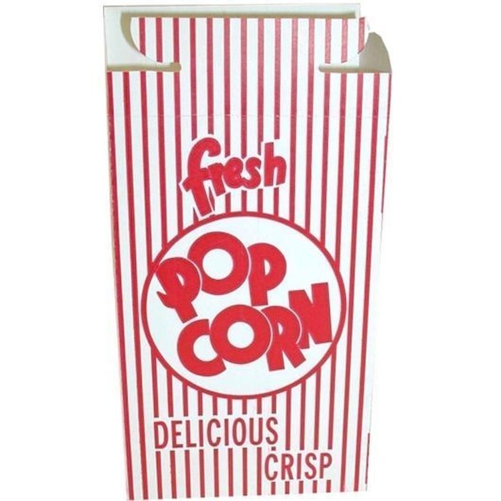 Great Western Popcorn Box, 0.95 Ounce Capacity -- 500 Per Case