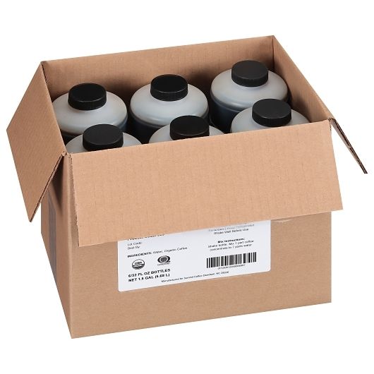 Summit Coffee Organic Peru Cold Brew Coffee Concentrate, 32 Fluid Ounce -- 6 Per Case