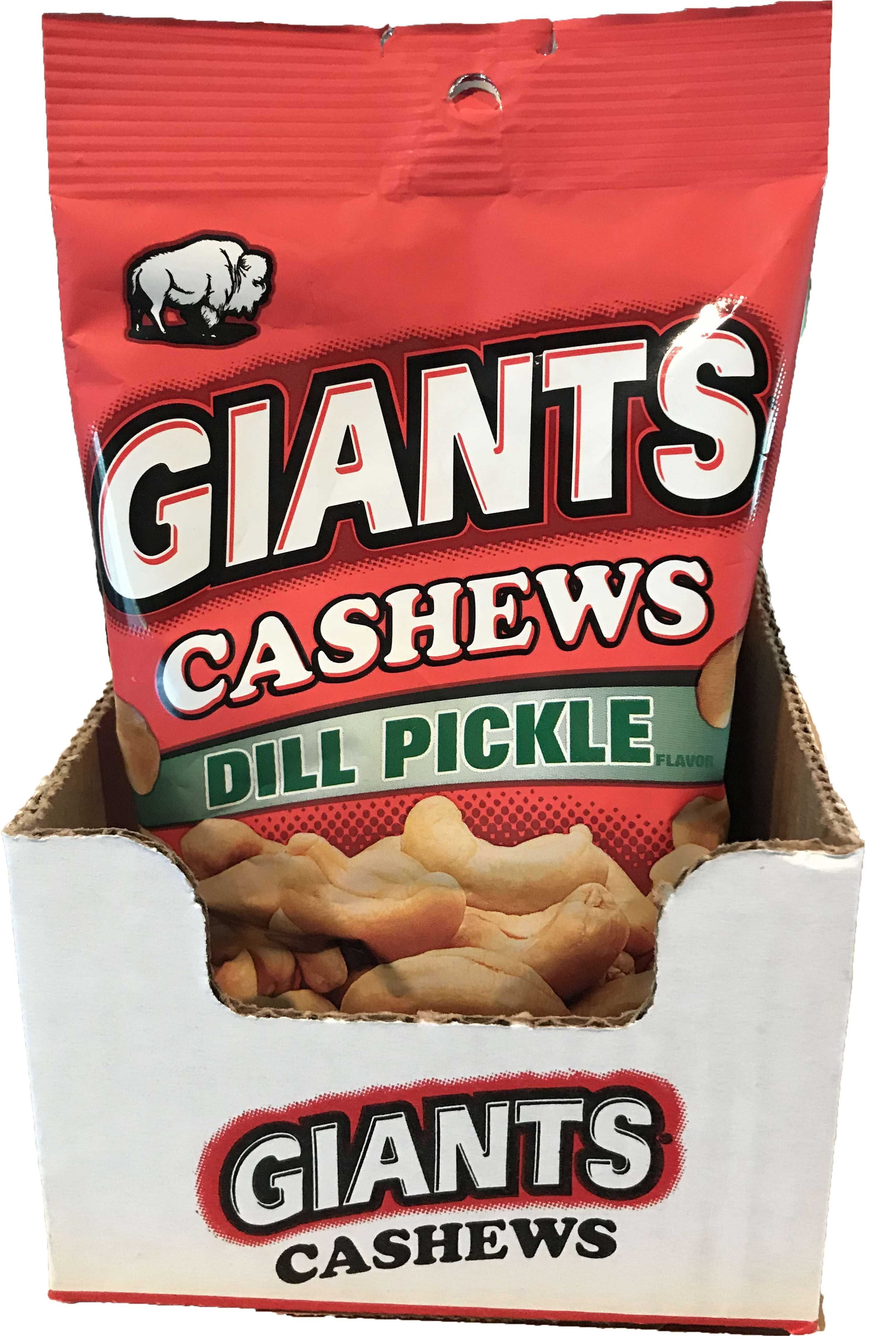 Giants Dill Pickle Cashews, 4 Ounce -- 8 per case